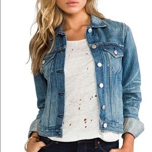 RAG & BONE Jeans Cropped Denim Jacket | Size XS